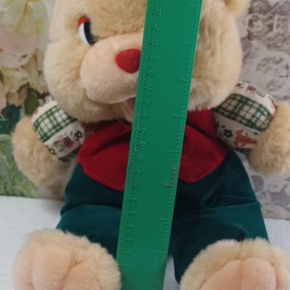 Great American fun Christmas plush teddy bear singing Jingle Bell tested work v - Picture 8 of 8